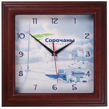 Часы настенные с логотипом