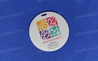 USB 2.0 флешка в виде пластиковой карточки круглой формы
