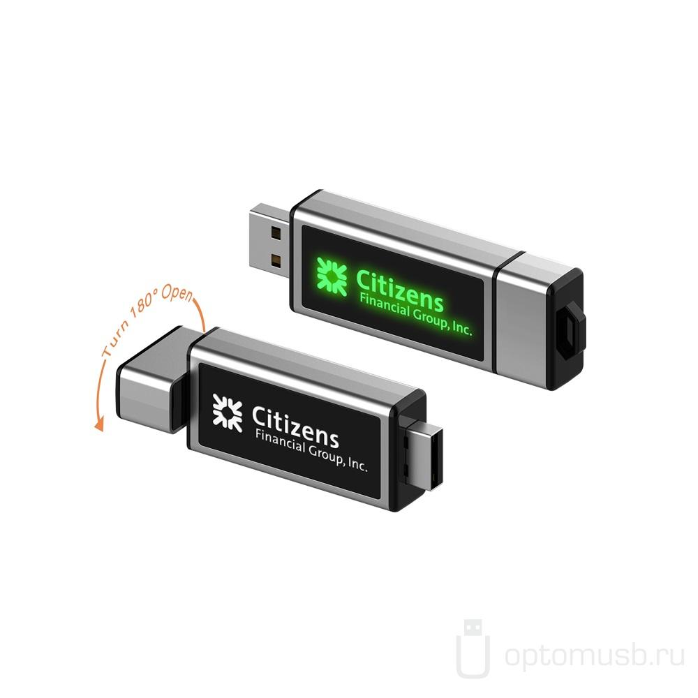 Флешка с LED подсветкой VASNA (под заказ)