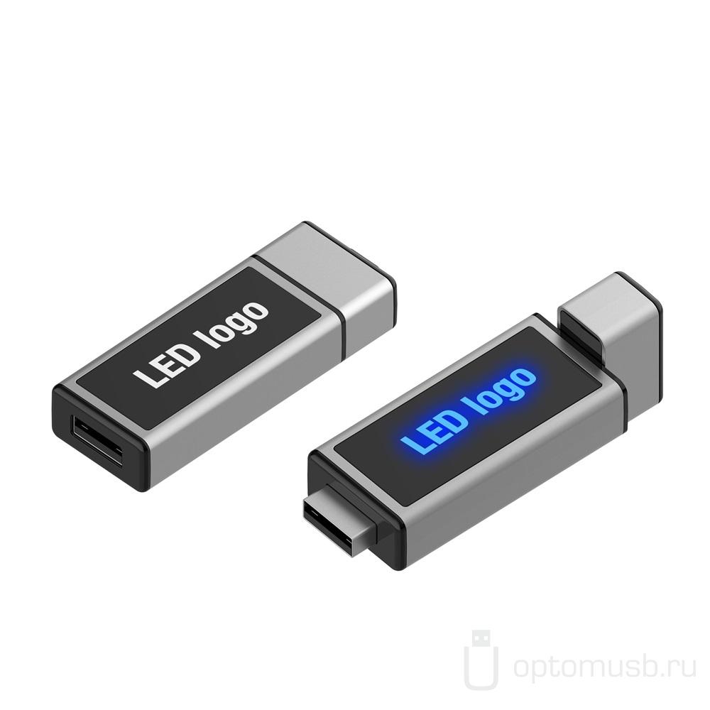Флешка с LED подсветкой VASNA (под заказ)