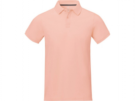 Calgary мужская футболка-поло с коротким рукавом, pale blush pink