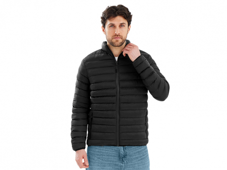 Стеганая куртка Uniqloud, черный