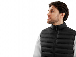 Стеганый жилет Uniqloud, черный