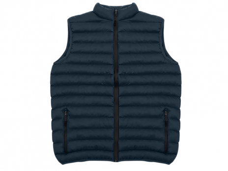 Стеганый жилет Uniqloud, темно-синий