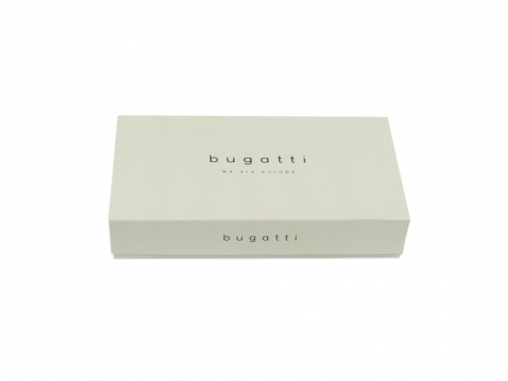 Портмоне BUGATTI ДОМ | DOMUS, с RFID защитой, коньячный цвет, натуральная воловья кожа, 10х2х12 см