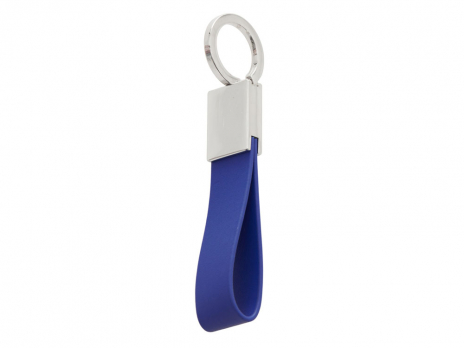 Брелок из эко-кожи Twister, синий