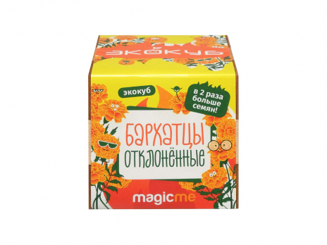 Набор для выращивания Экокуб Magicme Бархатцы