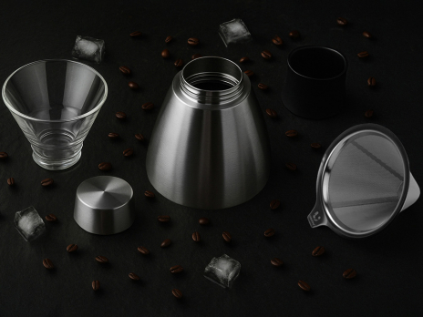 Кофеварка POUR OVER, 1000 мл, серебристый/черный
