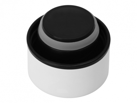 Вакуумная термобутылка Cask Waterline, soft touch, 500 мл, тубус, белый