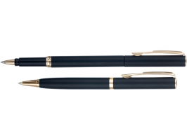 Набор Pierre Cardin PEN&PEN: ручка шариковая + роллер. Цвет - черный. Упаковка Е.