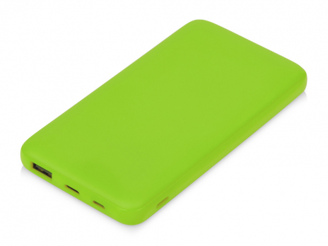 Подарочный набор с бутылкой для воды и повербанком С2, 10000 mAh, зеленое яблоко