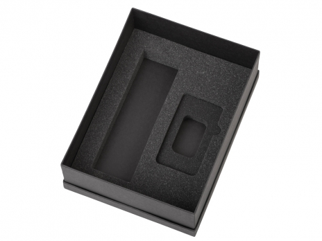 Подарочный набор с термосом и повербанком С1, фиолетовый
