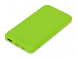 Подарочный набор с термокружкой и повербанком С2, 10000 mAh, зеленое яблоко