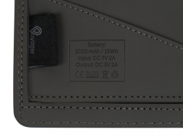 Органайзер с функцией беспроводной зарядки Manner, 5000 mah, темно-синий (Р)