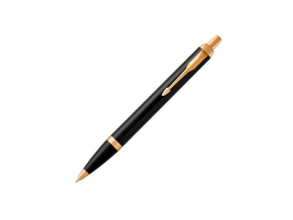 Ручка шариковая Parker IM Core Black GT, черный/золотистый