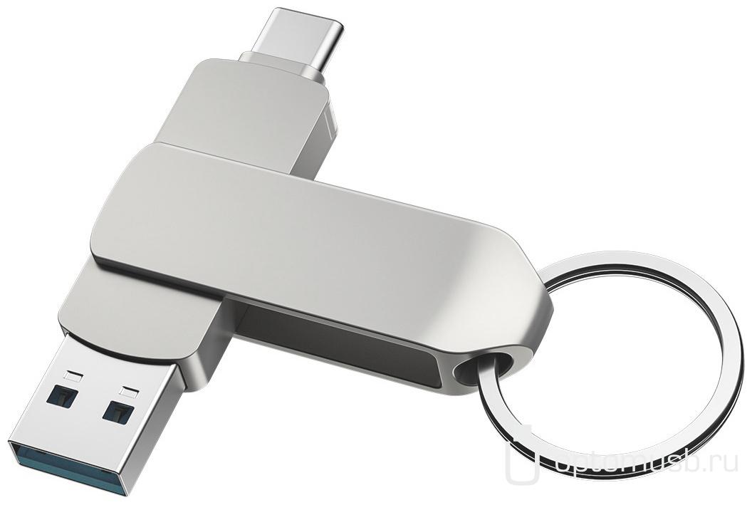 Флешка OTG VACO 2 в 1 (USB и Type-C)