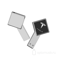 Флешка c LED подсветкой КВАДРО