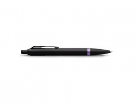 Шариковая ручка Parker IM Vibrant Rings Flame Amethyst Purple, стержень: M blue, в подарочной упаковке.