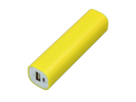 PB030 Универсальное зарядное устройство power bank  прямоугольной формы. 2600MAH. Желтый