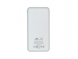 RIVACASE VA2532 (10000 мАч) QC/PD 20W внешний аккумулятор с дисплеем, белый 12/48