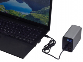 Внешний аккумулятор для ноутбуков EpIQ, 100 Вт, 30000 mAh, темно-серый