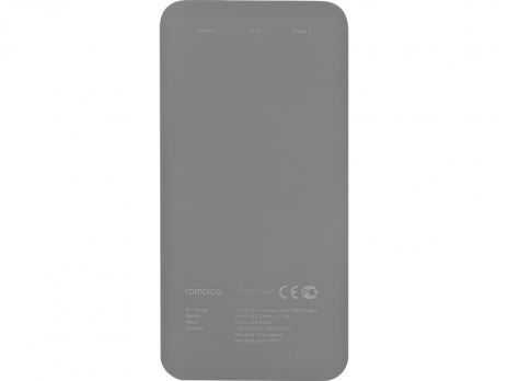 Внешний аккумулятор Rombica NEO PB100 Gray, серый