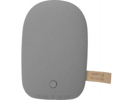 Универсальное зарядное устройство power bank в форме камня. 7800MAH. gray (Р)