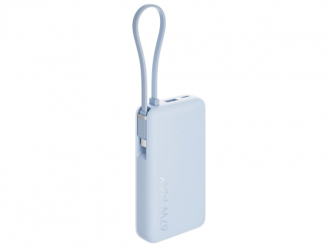 Внешний аккумулятор со встроенным кабелем Xiaomi 67W Power Bank 10000 (Integrated Cable) Ice Blue