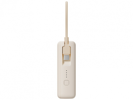 Внешний аккумулятор со встроенным кабелем Xiaomi Power Bank 10000mAh (Integrated Cable) Tan GL