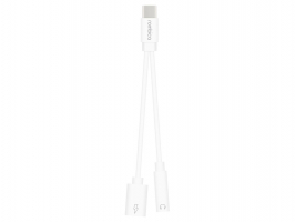 Rombica Type-C Adapter 3.5C, белый