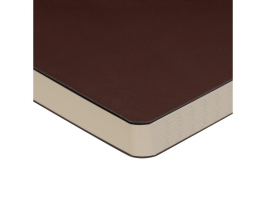 Ежедневник А5 недатированный Megapolis Velvet Flex, коричневый
