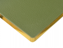 Еженедельник недатированный А6 Verde с нашивкой, зеленый