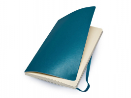 Записная книжка Moleskine Classic Soft (в линейку), Large (13х21см), бирюзовый