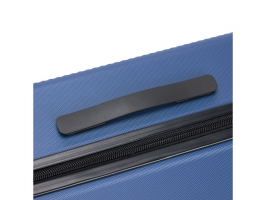 Чемодан TORBER КАСПИЙ, тёмно-синий, ABS-пластик, 49 х 29 х 78 см, 96 л