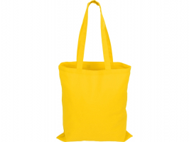 Сумка для шопинга Carryme 140 хлопковая, 140 г/м2, желтый