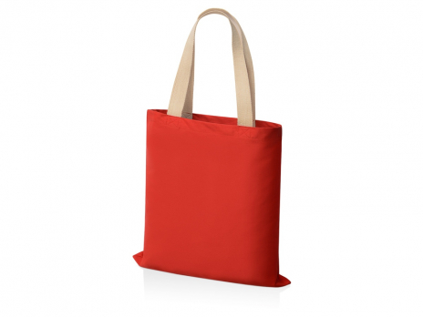 Сумка для шопинга Steady из хлопка с парусиновыми ручками, 260 г/м2, красный (P)